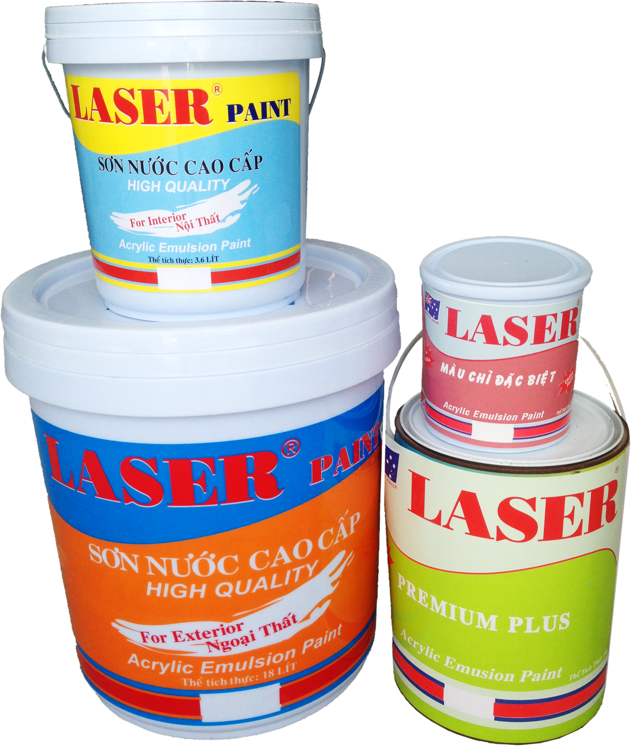 Sơn nước cao cấp Laser